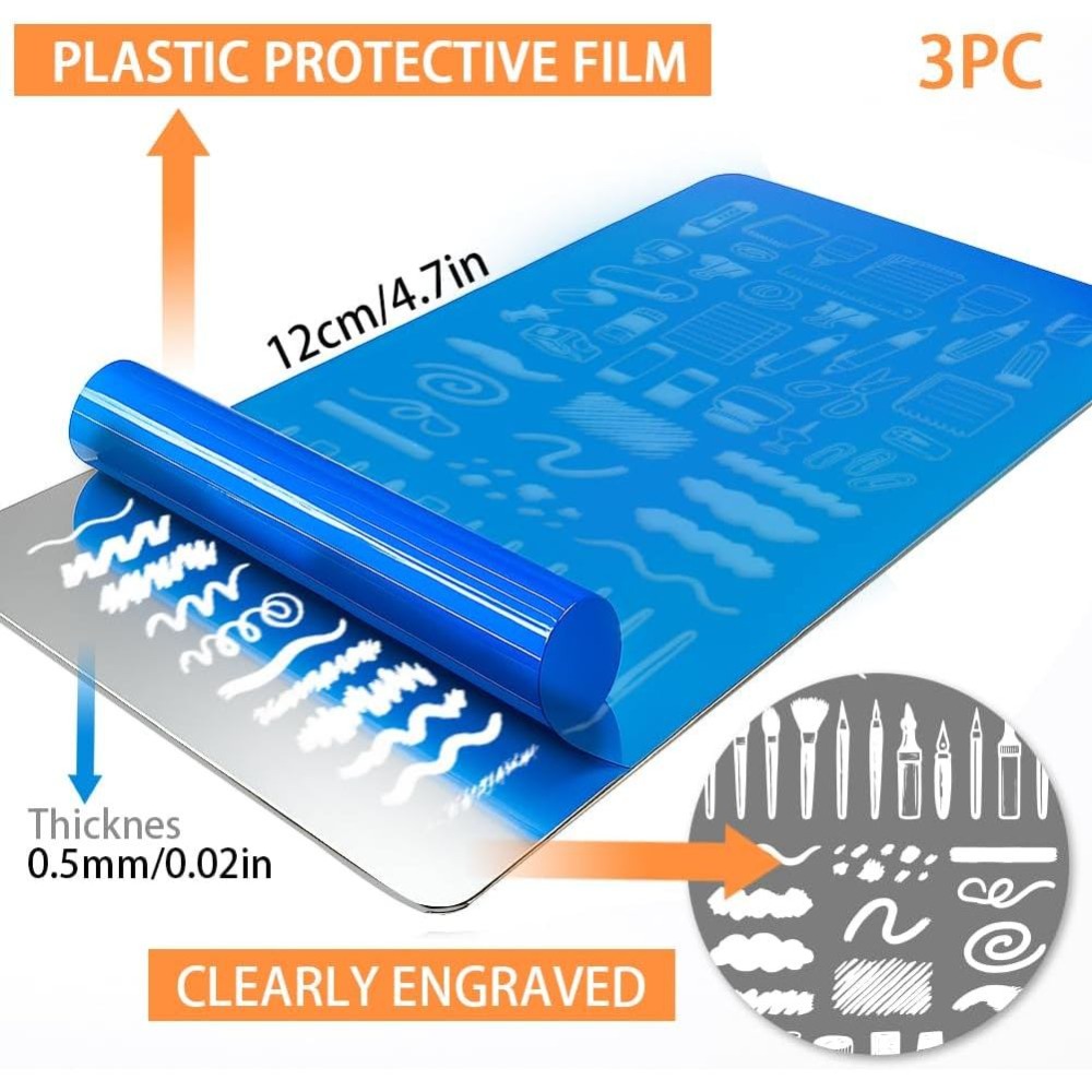 3pcs Stationery Nail Stamping  - Stationery Books review and price