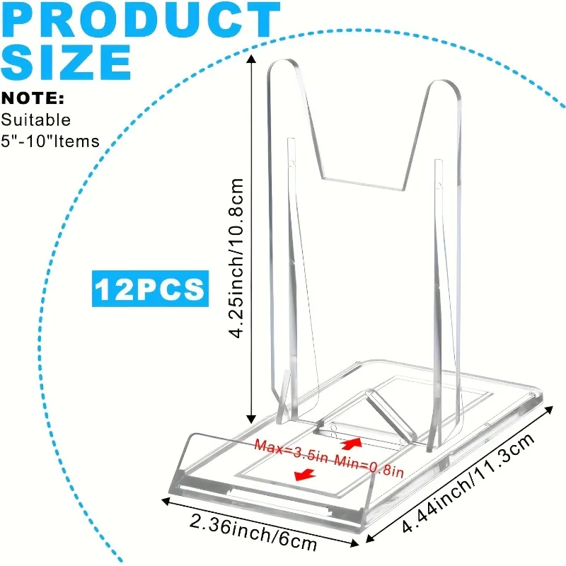5/12pcs Clear Acrylic Display  - Clear Acrylic Book Stand Holder review and price