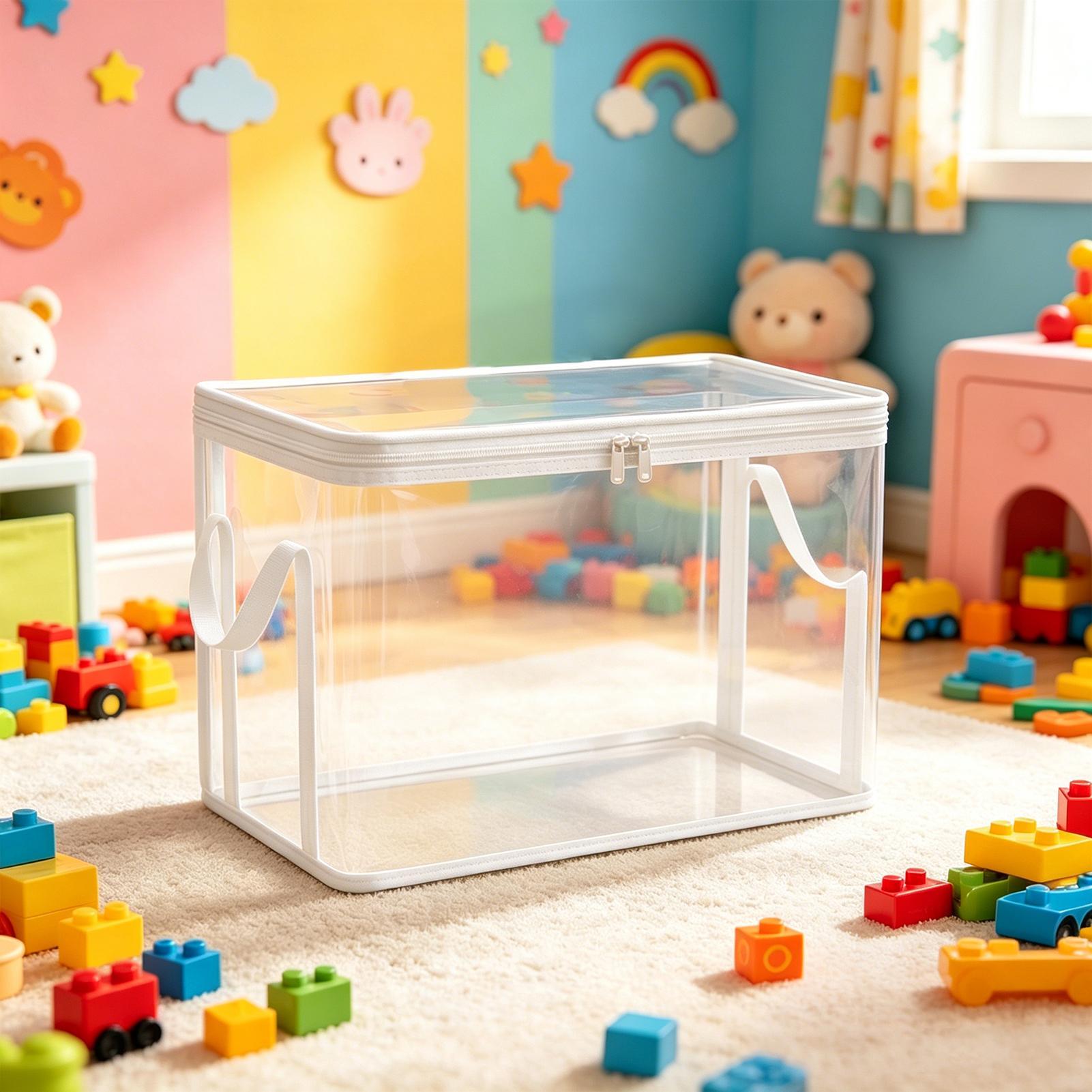 Toy Storage Bag Transparent Or - Books review and price