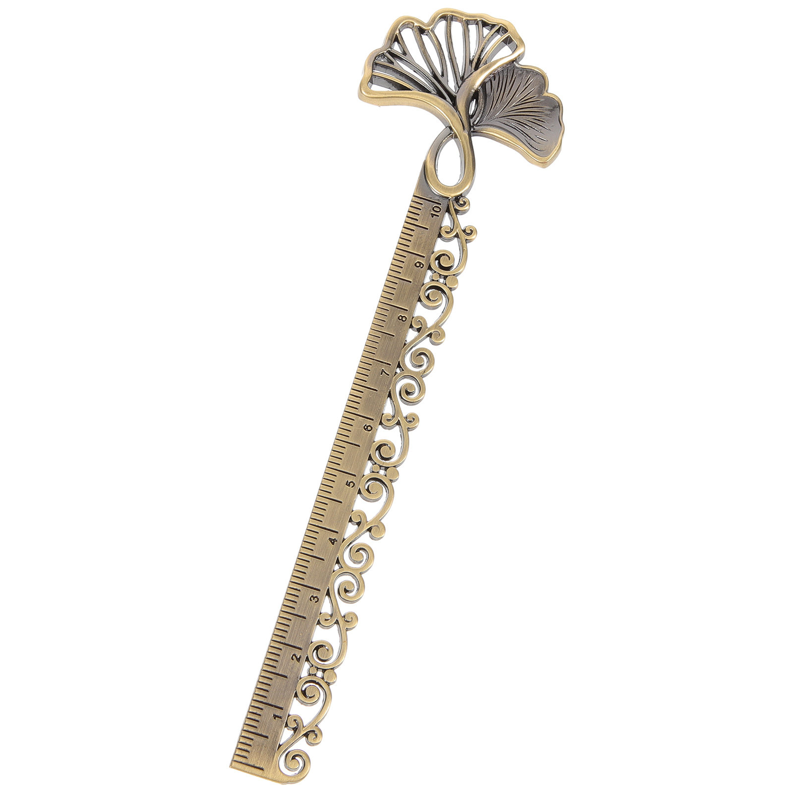 Metal Hollow Ginkgo Bookmark R - Stationery Books review and price