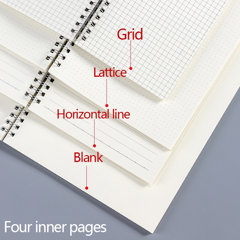 A5 A6 B5 Spiral book coil Note - A5 Spiral Dotted Grid Notebook review and price