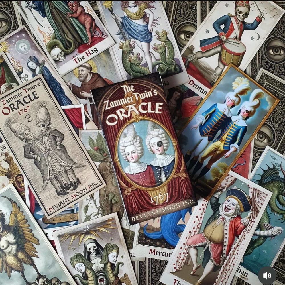 6*12cm The Zammer Twins 1st Ed - Tarot Deck With Guidebook review and price