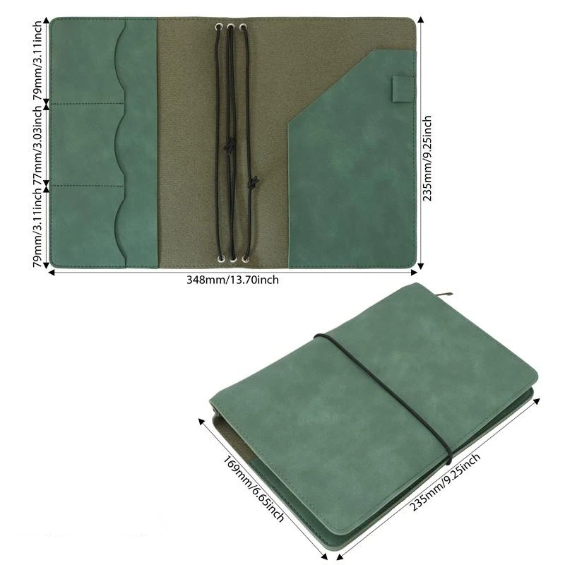 @*Refillable Crazy Horse Leath - Vintage Leather Journal Notebook review and price