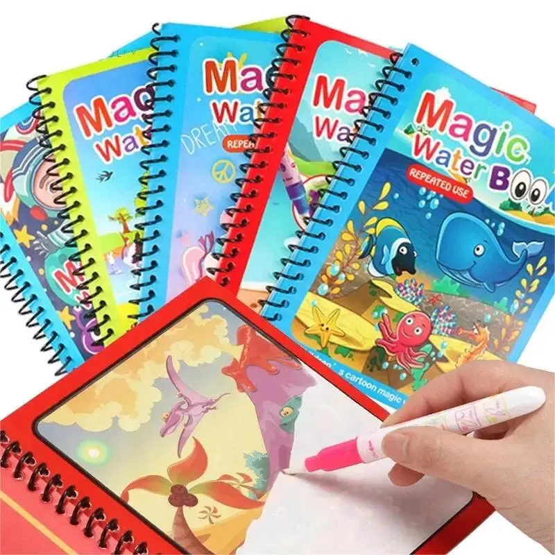 1 Book+1 Pen Reusable Magic Co - Reusable Water Magic Coloring Book review and price