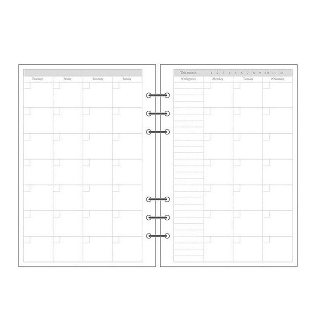 Grid Daily Planner 45 Sheets S - A5 Spiral Dotted Grid Notebook review and price