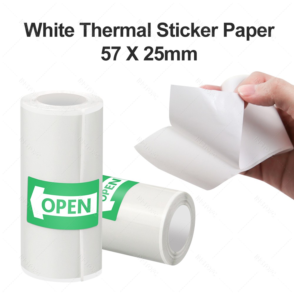 Printable Adhesive Paper 3~15  - Mini Pocket Thermal Printer Paper Roll review and price
