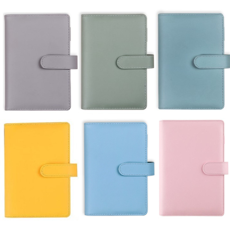 A6/A5 Macaroon Color PU Leathe - Vintage Leather Journal Notebook review and price